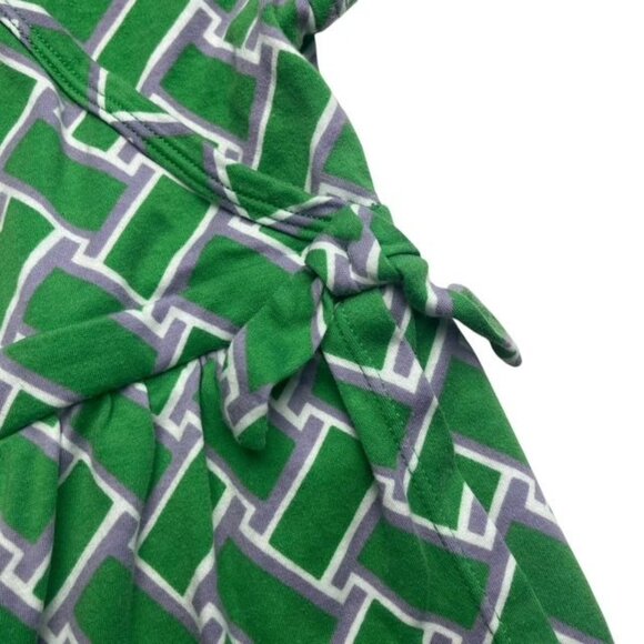 Diane Von Furstenberg For Target Toddler Girls Green Wrap Dress 2T - Picture 2 of 3